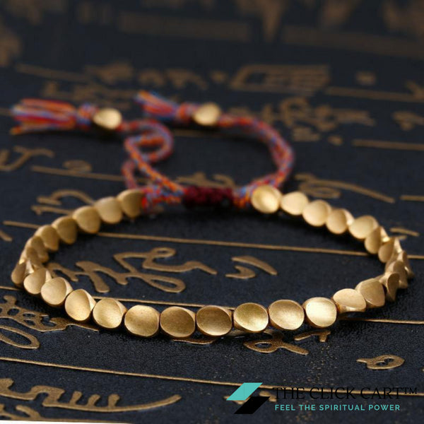 TCC™ Tibetan Copper Beads Good Luck Charm Bracelet